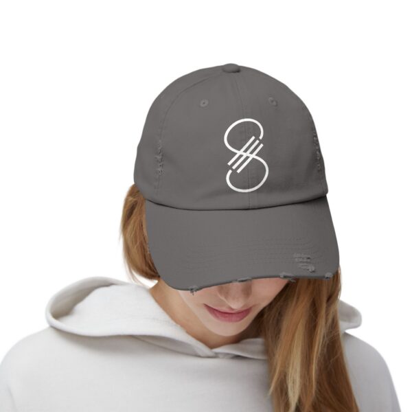 2709557540322167608_2048.jpeg Distressed "S3" Minimal Logo Dad Cap